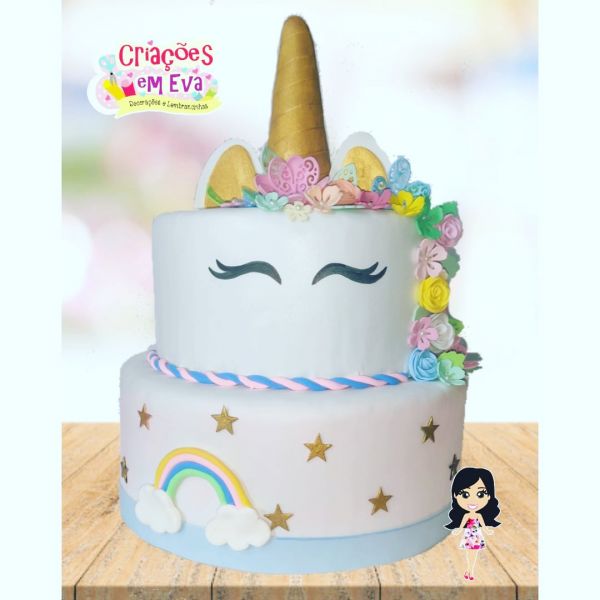 Bolo Fake Unicornio